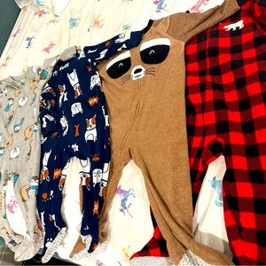 Light weight fleece onsies size 12M